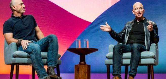 Mark Bezos with his brother, Jeff Bezos.